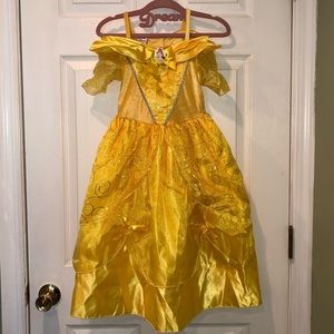 Disney Belle Costume (4T) with Headband and Shoes